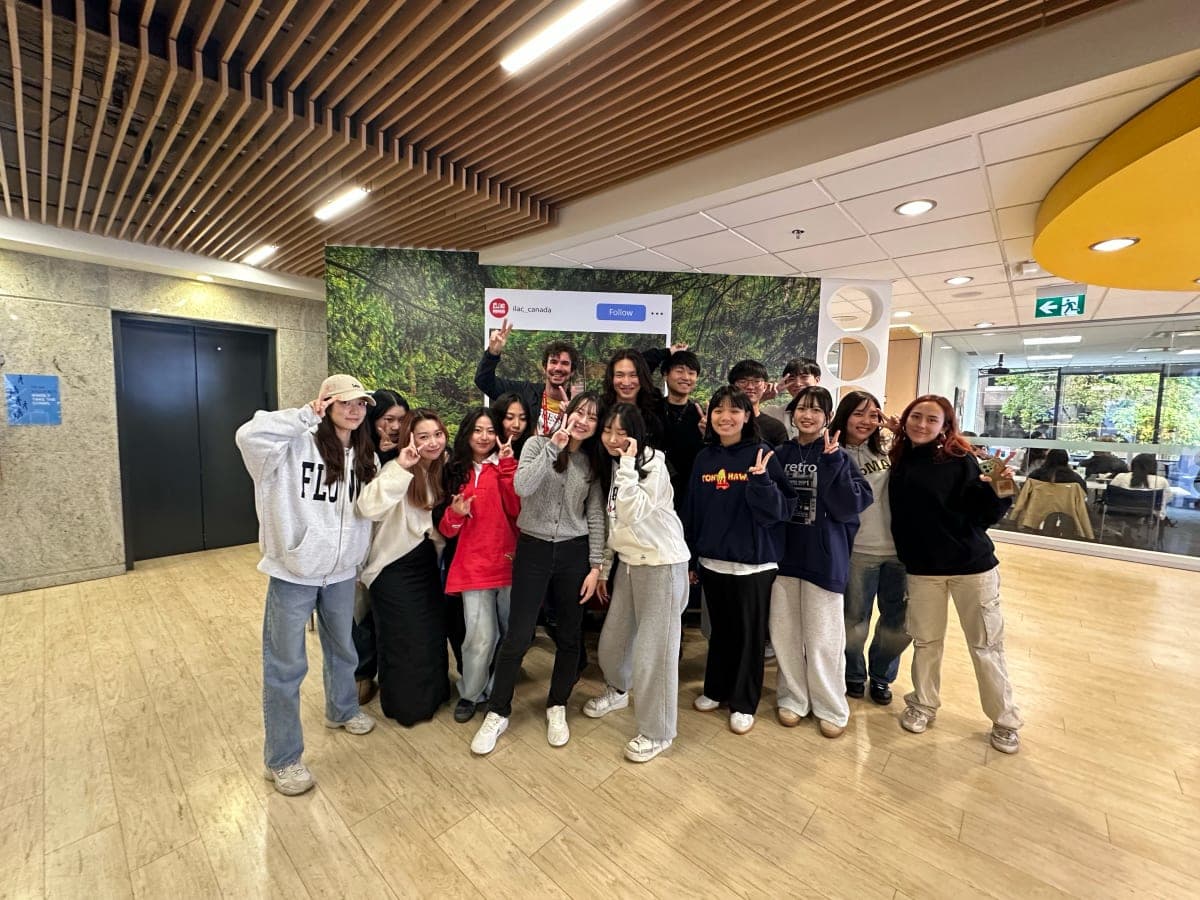 語学学校にて