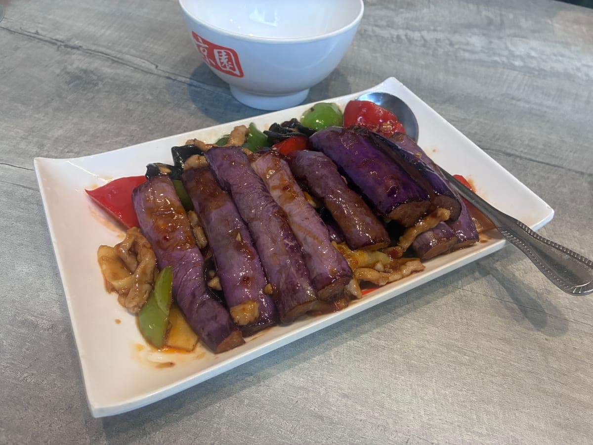 ナスの炒め物